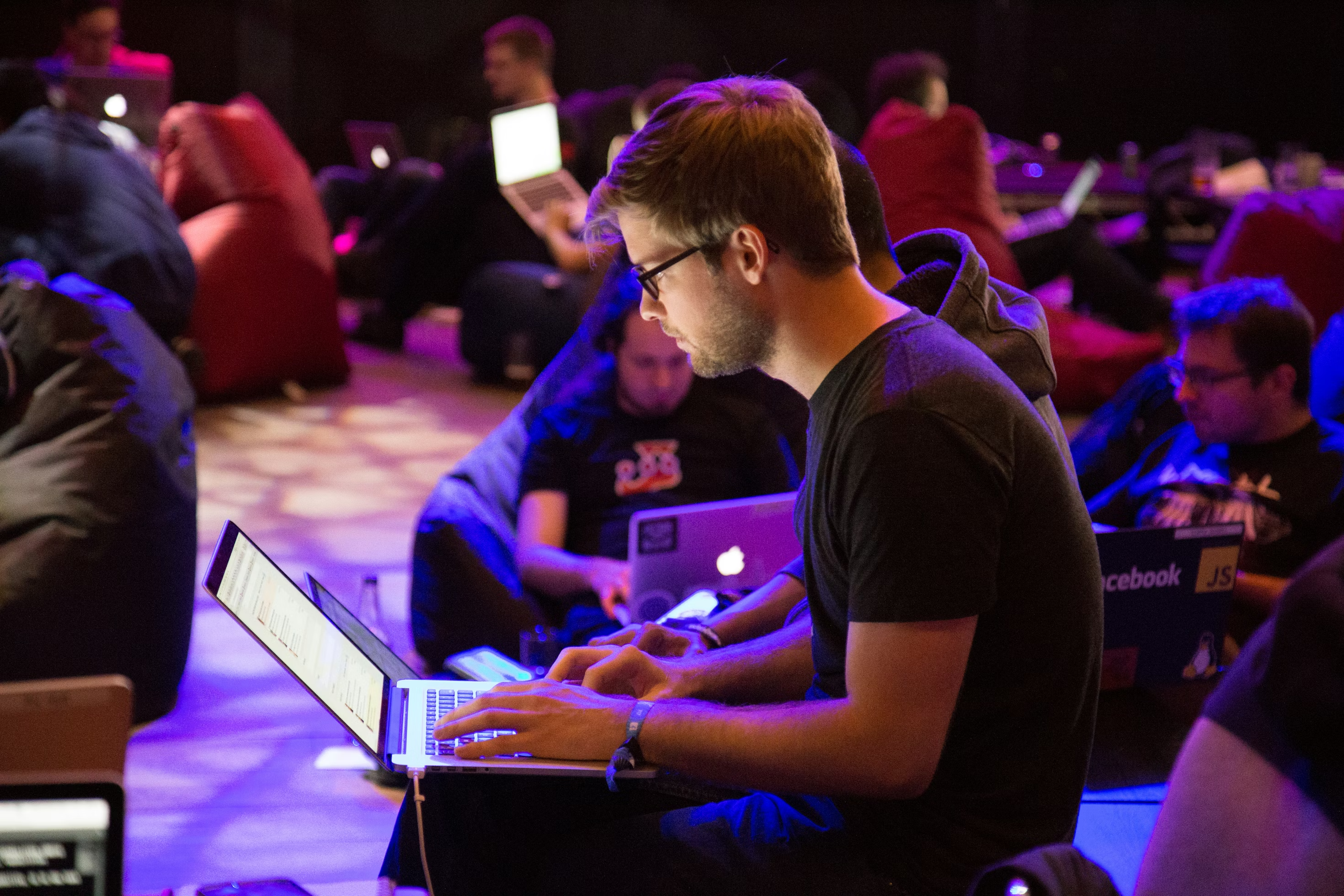 Technology team at work